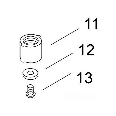 Kohler Plunger Sa, Ccw Close, Brass 42300